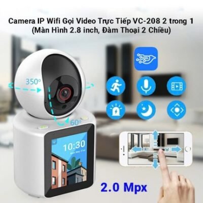 Camera  Gọi Video VC-208 LCD FHD 2.8 inch 2 Khung Hình Camera ip wifi yoosee tầm Nhìn xa 30 -50mcamera yoosee 3 râu hd-720p,
camera yoosee 3.0mpx 1080p,
Cài đặt Yoosee,
camera yoosee: cách sử dụng,
Camera Yoosee kết nối được máy điện thoại,
camera yoosee 4 râu 5.0mpx full hd 1080p,
Camera Yoosee ngoài trời,
Phần mềm camera Yoosee,shop camera,
human detection,
camera nhìn xa 100m,
camera 4 chiều,
camera đa chiều,
camera kbvision có âm thanh,