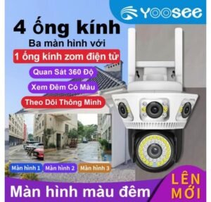 Camera  Yoosee ip wifi 12mp Q54D Ngoài Trời 3 Mắt Camera ip wifi yoosee tầm Nhìn xa 30 -50mcamera yoosee 3 râu hd-720p,
camera yoosee 3.0mpx 1080p,
Cài đặt Yoosee,
camera yoosee: cách sử dụng,
Camera Yoosee kết nối được máy điện thoại,
camera yoosee 4 râu 5.0mpx full hd 1080p,
Camera Yoosee ngoài trời,
Phần mềm camera Yoosee,shop camera,
human detection,
camera nhìn xa 100m,
camera 4 chiều,
camera đa chiều,
camera kbvision có âm thanh,