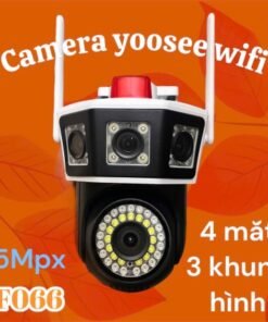 Camera  Yoosee ip wifi F066 (4 Mắt ) 3 Khung Hình Camera ip wifi yoosee tầm Nhìn xa 30 -50mcamera yoosee 3 râu hd-720p,
camera yoosee 3.0mpx 1080p,
Cài đặt Yoosee,
camera yoosee: cách sử dụng,
Camera Yoosee kết nối được máy điện thoại,
camera yoosee 4 râu 5.0mpx full hd 1080p,
Camera Yoosee ngoài trời,
Phần mềm camera Yoosee,shop camera,
human detection,
camera nhìn xa 100m,
camera 4 chiều,
camera đa chiều,
camera kbvision có âm thanh,