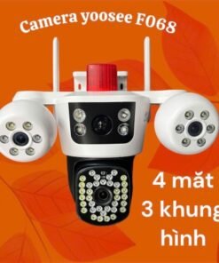 Camera  Yoosee ip wifi F068 (4 Mắt ) 3 Khung Hình Camera ip wifi yoosee tầm Nhìn xa 30 -50mcamera yoosee 3 râu hd-720p,
camera yoosee 3.0mpx 1080p,
Cài đặt Yoosee,
camera yoosee: cách sử dụng,
Camera Yoosee kết nối được máy điện thoại,
camera yoosee 4 râu 5.0mpx full hd 1080p,
Camera Yoosee ngoài trời,
Phần mềm camera Yoosee,shop camera,
human detection,
camera nhìn xa 100m,
camera 4 chiều,
camera đa chiều,
camera kbvision có âm thanh,