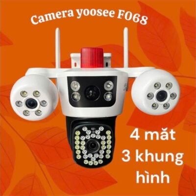 Camera Yoosee ip wifi F068 (4 Mắt ) 3 Khung Hình Camera ip wifi yoosee tầm Nhìn xa 30 -50mcamera yoosee 3 râu hd-720p,
camera yoosee 3.0mpx 1080p,
Cài đặt Yoosee,
camera yoosee: cách sử dụng,
Camera Yoosee kết nối được máy điện thoại,
camera yoosee 4 râu 5.0mpx full hd 1080p,
Camera Yoosee ngoài trời,
Phần mềm camera Yoosee,shop camera,
human detection,
camera nhìn xa 100m,
camera 4 chiều,
camera đa chiều,
camera kbvision có âm thanh,