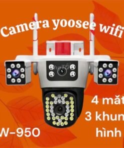 Camera  Yoosee ip wifi W950 ( 4 Mắt ) 3 Khung Hình Camera ip wifi yoosee tầm Nhìn xa 30 -50mcamera yoosee 3 râu hd-720p,
camera yoosee 3.0mpx 1080p,
Cài đặt Yoosee,
camera yoosee: cách sử dụng,
Camera Yoosee kết nối được máy điện thoại,
camera yoosee 4 râu 5.0mpx full hd 1080p,
Camera Yoosee ngoài trời,
Phần mềm camera Yoosee,shop camera,
human detection,
camera nhìn xa 100m,
camera 4 chiều,
camera đa chiều,
camera kbvision có âm thanh,