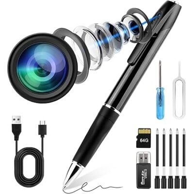 camera mini an ninh But Viet Co Ghi Am Quay Phim Full Hd 1080 4