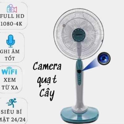 Giá Camera Ngụy Trang Quạt Điện Cây Có Điều Khiển bí mật