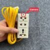 Giá Camera ngụy trang ổ cắm điện 3 trấu dây 5m bí mật