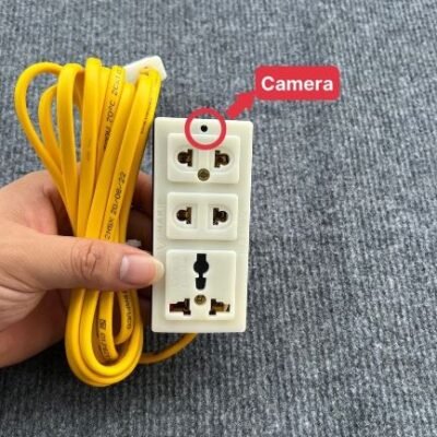 Giá Camera ngụy trang ổ cắm điện 3 trấu dây 5m bí mật