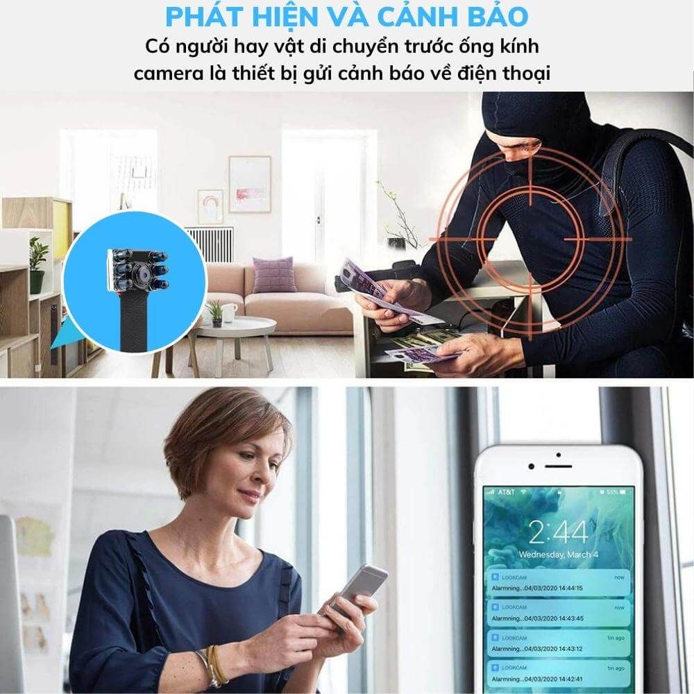 Camera Xem đêm V99plus Hồng Ngoại đen Giá Rẻ