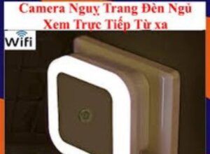 Giá Camera ngụy trang bóng đèn ngủ vuông nhỏ bí mật