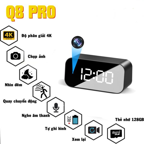 Gia camera mini an ninh Dong Ho De Ban T13Pro bảo mật 10