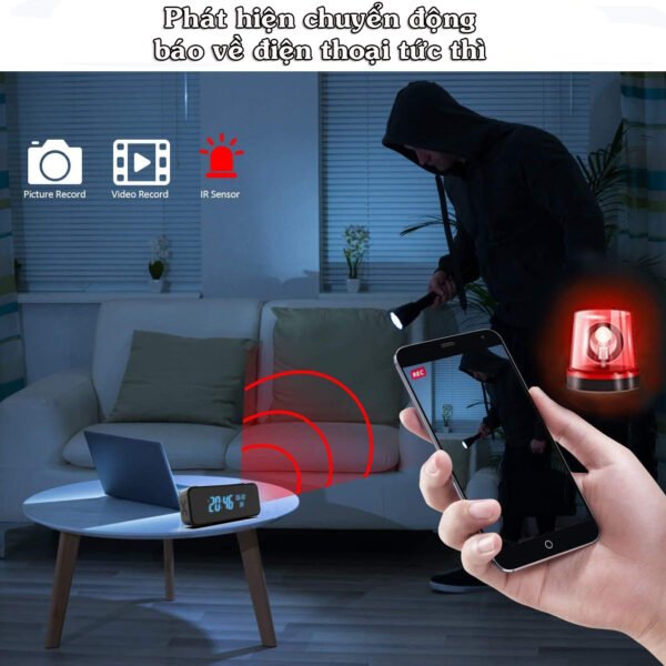 Gia camera mini an ninh Dong Ho De Ban T13Pro bảo mật 14