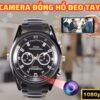 Giá Camera ngụy trang đồng hồ đeo tay dây kim loại S13 bí mật