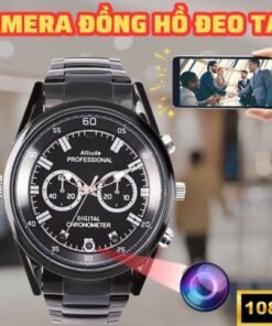 Giá Camera ngụy trang đồng hồ đeo tay dây kim loại S13 bí mật