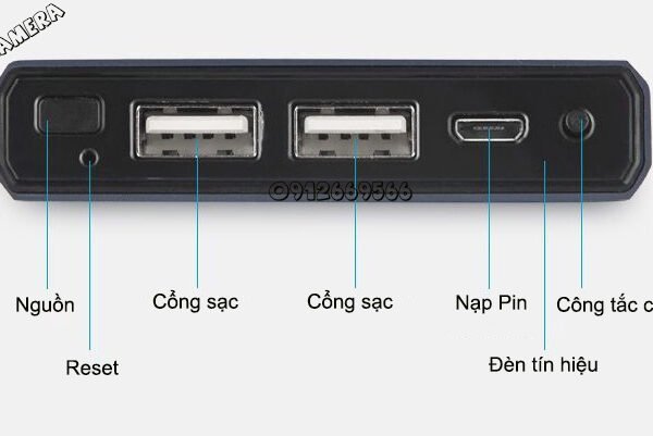 Camera tích hợp camera sạc dự phòng H12 ảnh thư viện sản phẩm 7