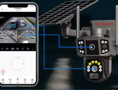 Lắp Camera 4G VCS10 2 Mắt PTZ Thẻ Sim Chạy Năng Lượng Mặt Trời Giá rẻ chính hãng