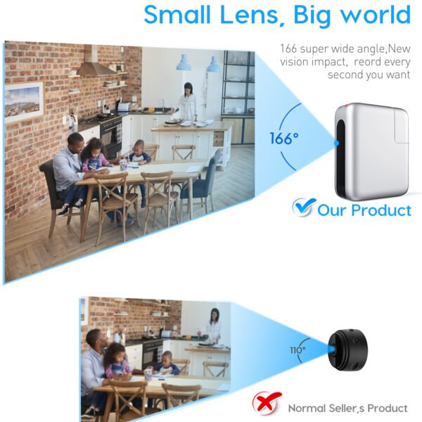 Lap camera mini an ninh Coc Sac Sieu Net Hong Ngoai Goc Rong 166 2