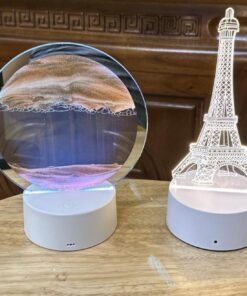 Giá camera mini an ninh đèn ngủ led 3D Cát chảy bảo mật