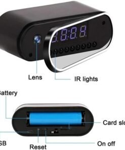 Giá camera mini an ninh đồng hồ để bàn T12 bảo mật