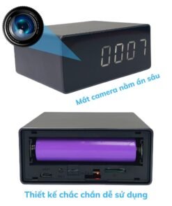 Giá camera thiết kế nhỏ gọn đồng hồ để bàn T13pro riêng tư hợp pháp - hình ảnh sản phẩm 3