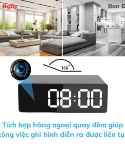 Giá camera thiết kế nhỏ gọn đồng hồ để bàn T13pro riêng tư hợp pháp - hình ảnh sản phẩm 4