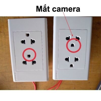 Giá camera mini an ninh ổ Cắm điện 2 ổ 3 Chấu bảo mật