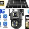 Lắp Camera 4G 2 Mắt PTZ v380 Thẻ Sim Sử Dụng Năng Lượng Mặt Trời VCS03 Giá rẻ