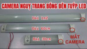 Camera Ngụy Trang Bóng đèn Tuýp Led Rạng Đông