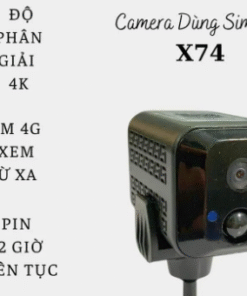 Camera 4g 2k 4.0mp Dùng Sim 4g TÍch HỢp Pin Không Cần Wifi, Kết Nối Xem điện Thoại