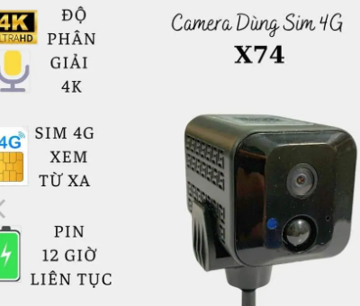Camera 4g 2k 4.0mp Dùng Sim 4g TÍch HỢp Pin Không Cần Wifi, Kết Nối Xem điện Thoại