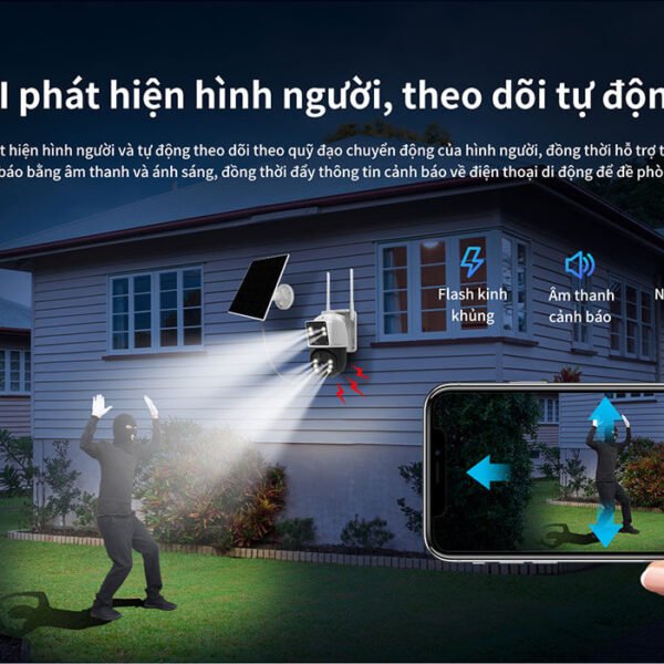 Camera Dùng Sim 4g Pin Năng Lượng Mặt Trời