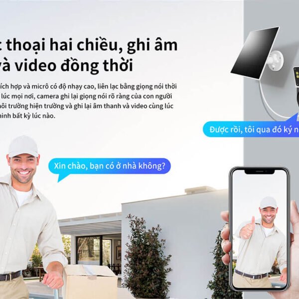 Camera Dùng Sim 4g Pin Năng Lượng Mặt Trời