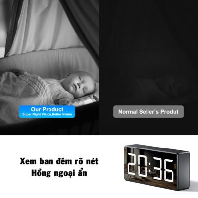 camera mini an ninh Dong Ho De Ban Wifi Quay Dem T21 Gia Re 11 1