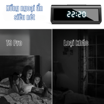 camera mini an ninh Dong Ho De Ban Wifi Xem Dem T22 10