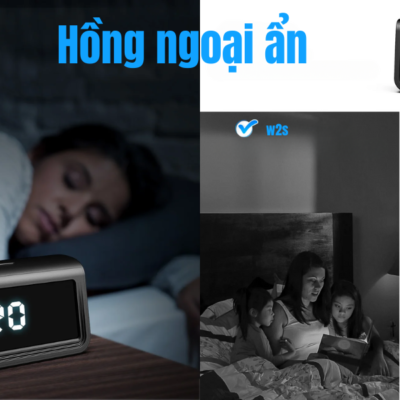 camera mini an ninh Dong Ho De Ban Wifi Xem Dem T22 11