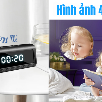 camera mini an ninh Dong Ho De Ban Wifi Xem Dem T22 2