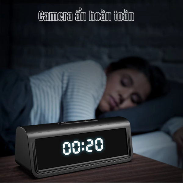 camera mini an ninh Dong Ho De Ban Wifi Xem Dem T22 8
