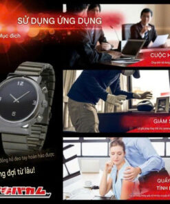 Camera Ngụy Trang đồng Hồ đeo Tay S15 Dây Kim Loại