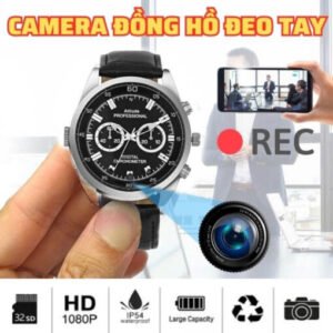 Camera Ngụy Trang đồng Hồ đeo Tay S16 Dây Da Tích Hợp Xem Đêm Và Thẻ