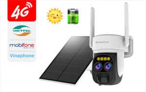 Camera Xoay 360 4g Năng Lượng Mặt Trời