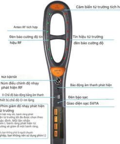 Máy Dò Sóng Phát Hiện thiết bị ghi âm hợp pháp, Dò Tìm Định Vị Gps Chuyên Dụng Hk (2)