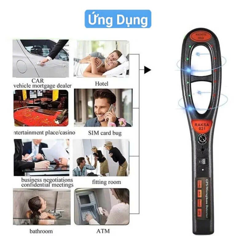 Máy Dò Sóng Phát Hiện Nghe Lén, Dò Tìm Định Vị Gps Chuyên Dụng Hk (5)