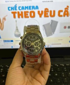 đồng Hồ Camera đeo Tay Dây Bạc Kim Loại đồng Hồ Camera đeo Tay Dây Bạc Kim Loại