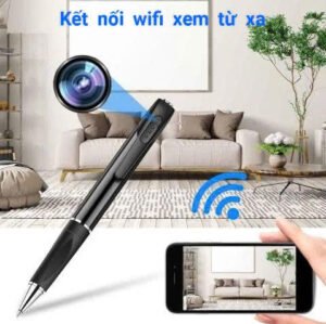 Camera Ngụy Trang Bút V10 Wifi 1080p Cài Đặt Xem Từ Xa