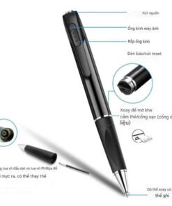 Camera Ngụy Trang Bút V10 Wifi 1080p Cài Đặt Xem Từ Xa