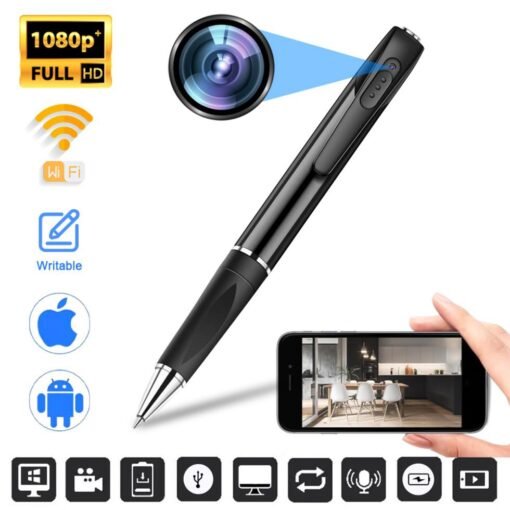Camera Ngụy Trang Bút V10 Wifi 1080p Cài Đặt Xem Từ Xa