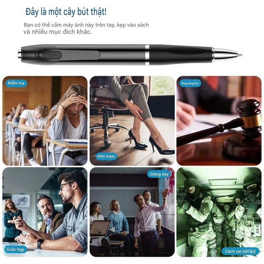 Camera Ngụy Trang Bút V10 Wifi 1080p Cài Đặt Xem Từ Xa Camera Ngụy Trang Bút V10 Wifi 1080p Cài Đặt Xem Từ Xa