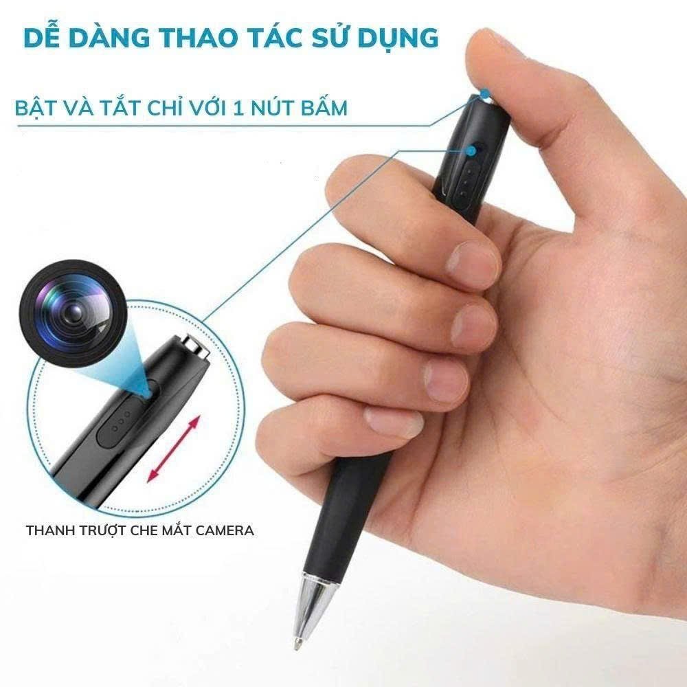 Camera Ngụy Trang Bút V10 Wifi 1080p Cài Đặt Xem Từ Xa