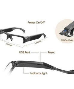 Camera Mắt Kính V17 Full Hd 1080p Kính Quay Vlog Nhỏ Gọn