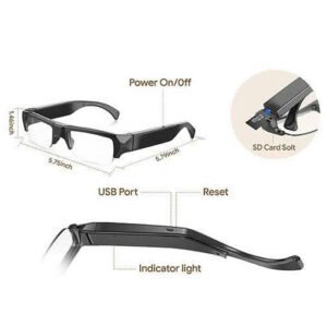 Camera Mắt Kính V17 Full Hd 1080p Kính Quay Vlog Nhỏ Gọn