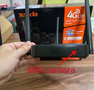 Camera Ngụy Trang Bộ Phát 4g Router 4g Gắn Sim Bộ Phát Wifi Tenda 4g