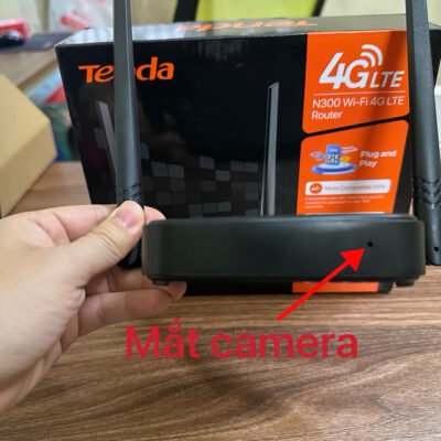 Camera Ngụy Trang Bộ Phát 4g Router 4g Gắn Sim Bộ Phát Wifi Tenda 4g